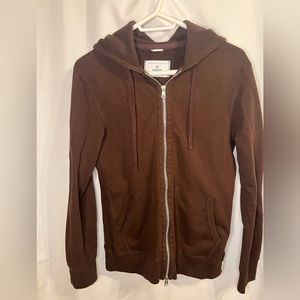 Reigning Champ Athletic Wear Mid Weight Full Zip Hoodie